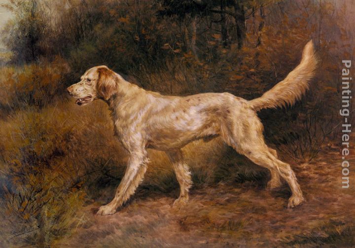 Commissioner, A Champion English Setter painting - Edmund Henry Osthaus Commissioner, A Champion English Setter art painting